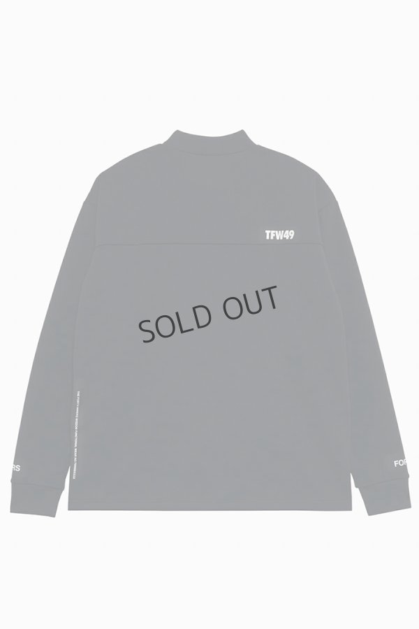 画像2: {SOLD}TFW49 ティーエフダブリューフォーティーナイン WIDE LONG SLEEVE MOCKNECK TEE{-BEA} (2)