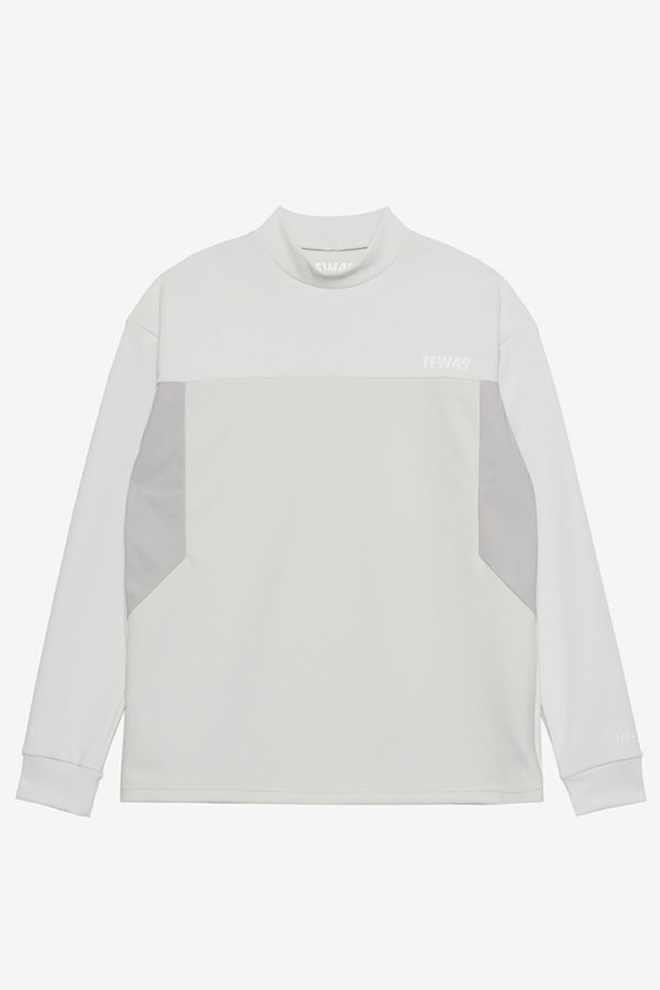 画像1: TFW49 ティーエフダブリューフォーティーナイン WIDE LONG SLEEVE MOCKNECK TEE{-BEA} (1)