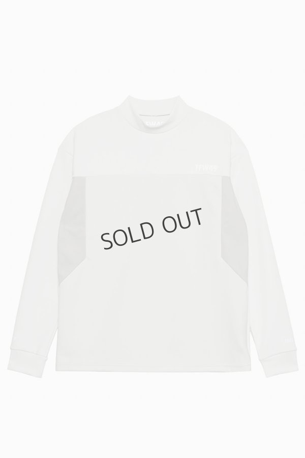 画像1: {SOLD}TFW49 ティーエフダブリューフォーティーナイン WIDE LONG SLEEVE MOCKNECK TEE{-BEA} (1)