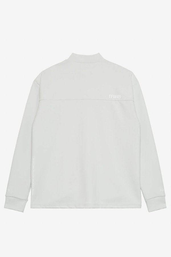 画像2: TFW49 ティーエフダブリューフォーティーナイン WIDE LONG SLEEVE MOCKNECK TEE{-BEA} (2)
