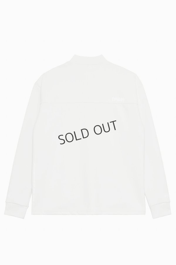 画像2: {SOLD}TFW49 ティーエフダブリューフォーティーナイン WIDE LONG SLEEVE MOCKNECK TEE{-BEA} (2)