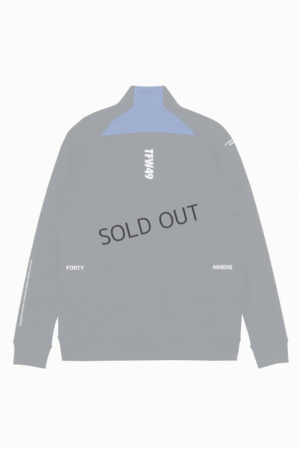 画像2: {SOLD}TFW49 ティーエフダブリューフォーティーナイン MOCK NECK HALF ZIP L/S TEE{-BEA} (2)