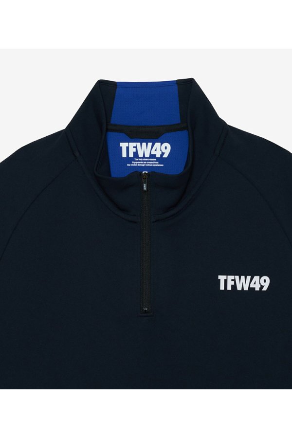 画像3: TFW49 ティーエフダブリューフォーティーナイン MOCK NECK HALF ZIP L/S TEE{-BEA} (3)