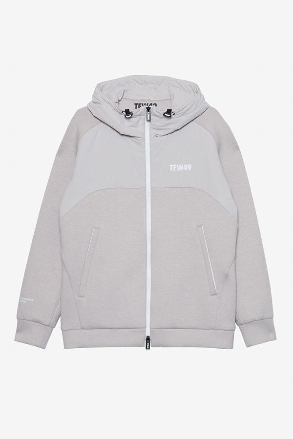 画像1: 【 20%OFF セール｜47,300円→37,840円】 TFW49 ティーエフダブリューフォーティーナイン CARDBOARD MATERIAL FULL ZIP HOODIE{-BEA} (1)