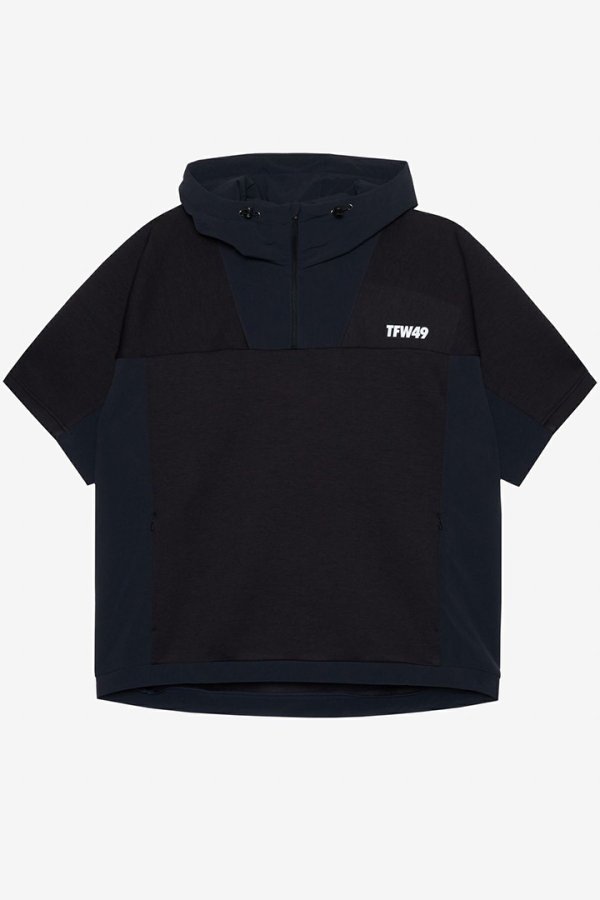 画像1: 【 20%OFF セール37,400円→29,920円】 TFW49 ティーエフダブリューフォーティーナイン CARDBOARD MATERIAL SHORT SLEEVE HOODIE{-BEA} (1)