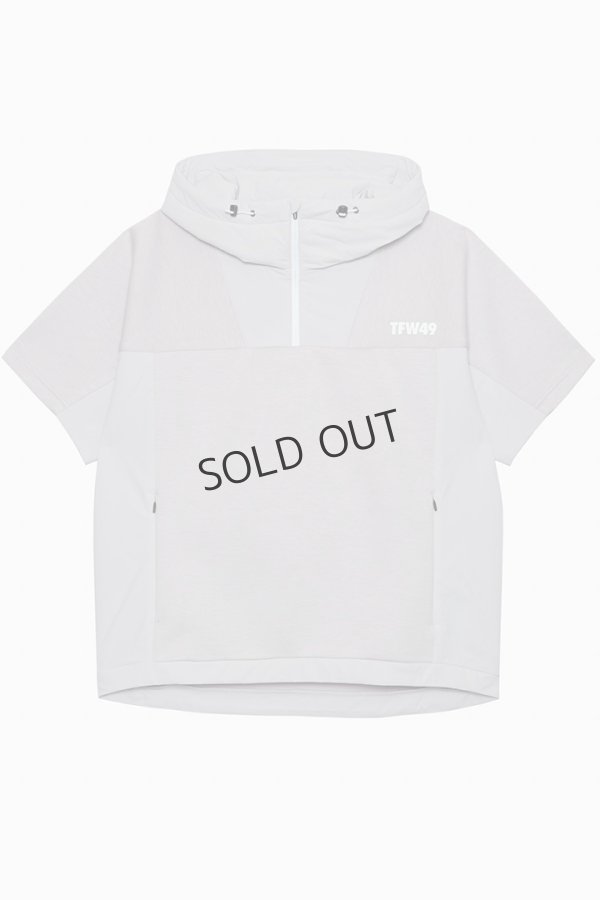 画像1: {SOLD}TFW49 ティーエフダブリューフォーティーナイン CARDBOARD MATERIAL SHORT SLEEVE HOODIE{-BEA} (1)