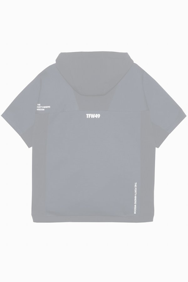 画像2:   TFW49 ティーエフダブリューフォーティーナイン CARDBOARD MATERIAL SHORT SLEEVE HOODIE{-BEA} (2)