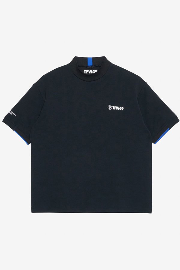 画像1: TFW49 ティーエフダブリューフォーティーナイン HALF MOCKNECK TEE{-BEA} (1)