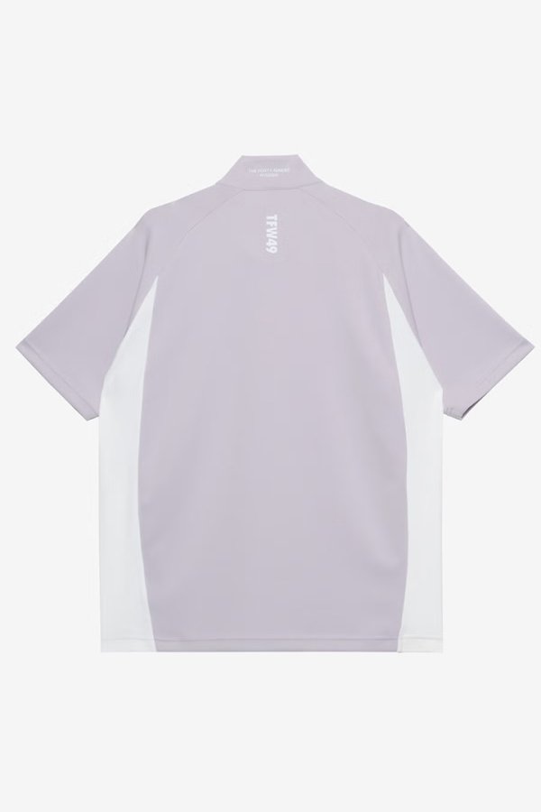 画像2: TFW49 ティーエフダブリューフォーティーナイン HALF ZIP S/S MOCK NECK{-BFS} (2)