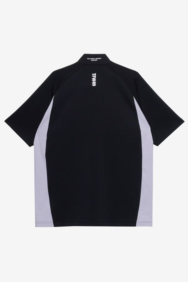 画像2: TFW49 ティーエフダブリューフォーティーナイン HALF ZIP S/S MOCK NECK{-BFS} (2)