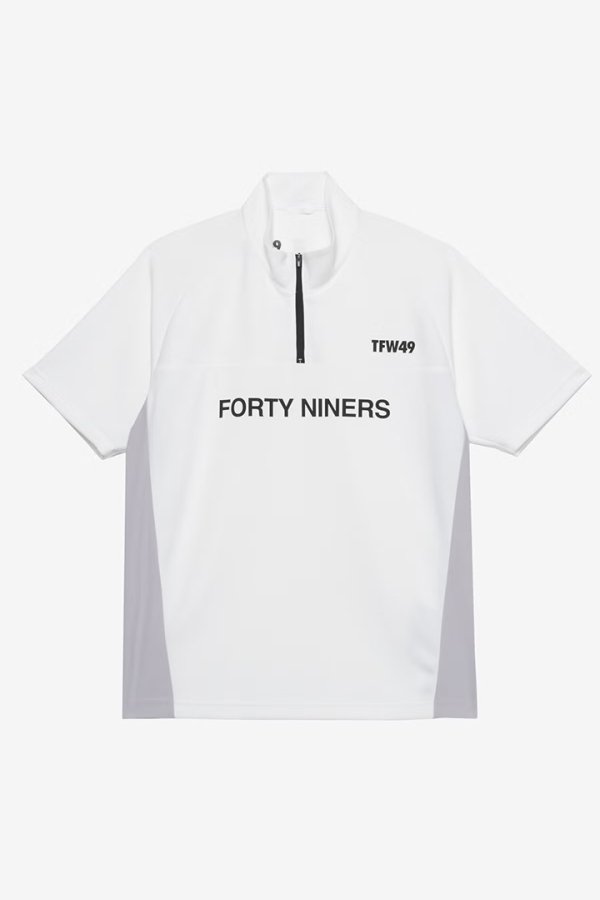 画像1: TFW49 ティーエフダブリューフォーティーナイン HALF ZIP S/S MOCK NECK{-BFS} (1)