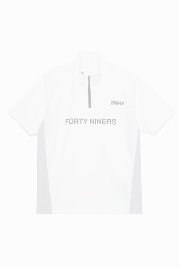 画像1:  {SOLD} TFW49 ティーエフダブリューフォーティーナイン HALF ZIP S/S MOCK NECK{-BFS} (1)