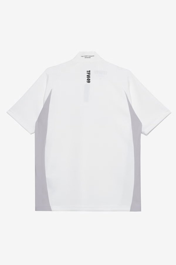 画像2: TFW49 ティーエフダブリューフォーティーナイン HALF ZIP S/S MOCK NECK{-BFS} (2)