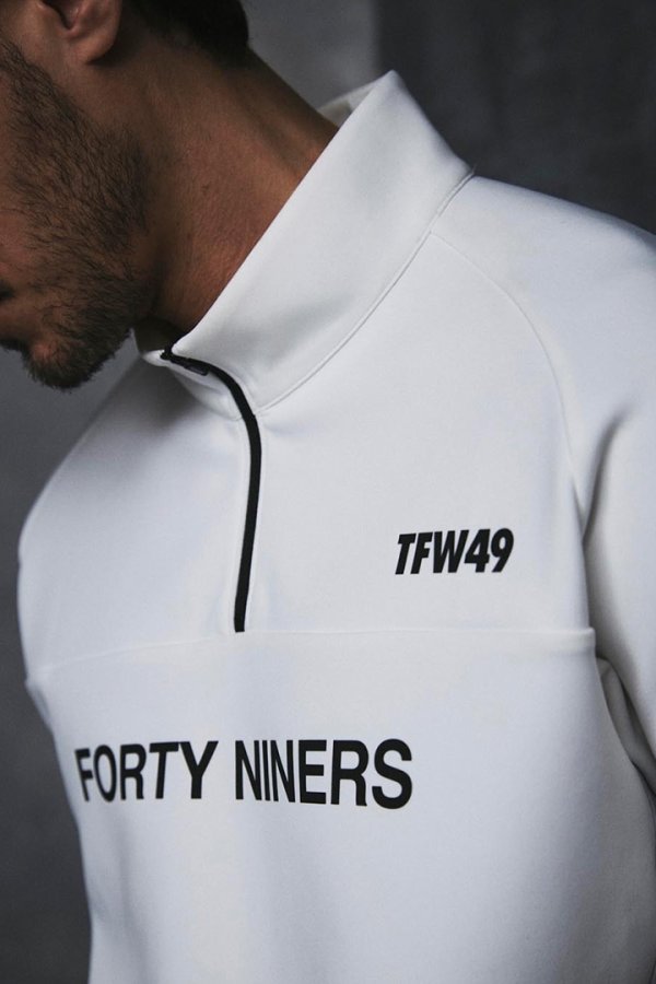 画像8: TFW49 ティーエフダブリューフォーティーナイン HALF ZIP S/S MOCK NECK{-BFS} (8)