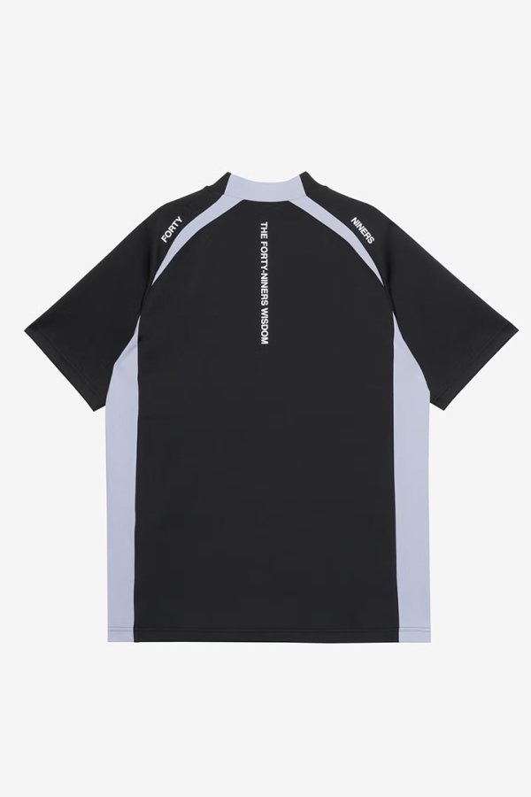 画像2: TFW49 ティーエフダブリューフォーティーナイン SIDE PANEL SHORT SLEEVE MOCKNECK{-BFS} (2)