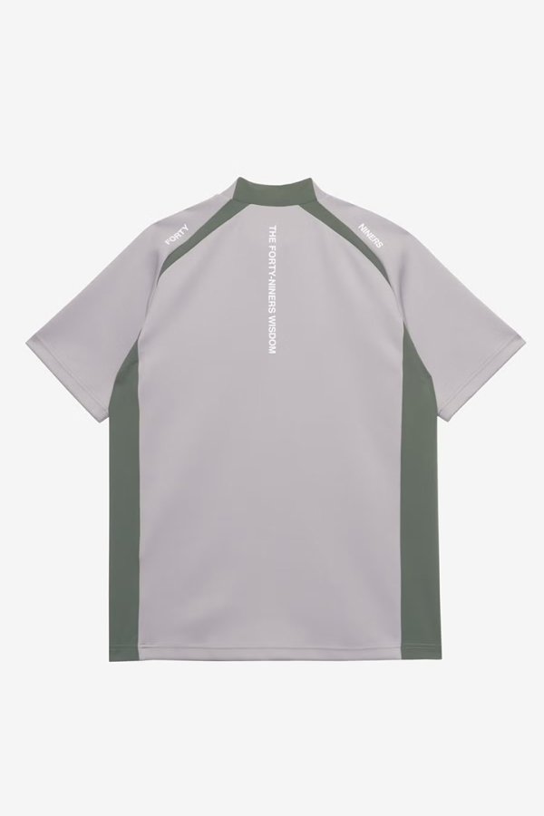 画像2: TFW49 ティーエフダブリューフォーティーナイン SIDE PANEL SHORT SLEEVE MOCKNECK{-BFS} (2)