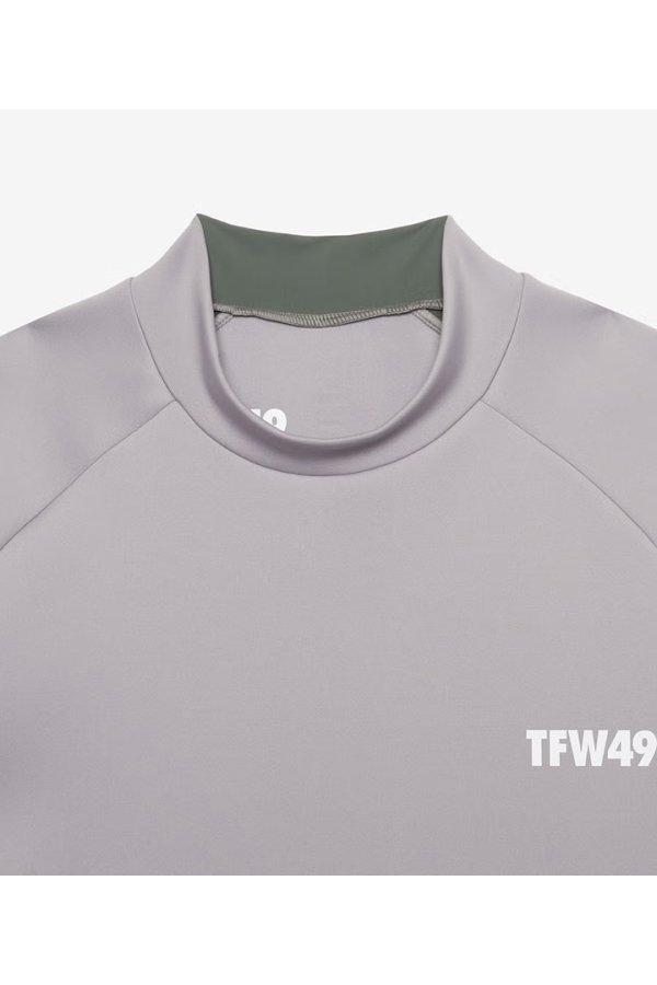 画像3: TFW49 ティーエフダブリューフォーティーナイン SIDE PANEL SHORT SLEEVE MOCKNECK{-BFS} (3)