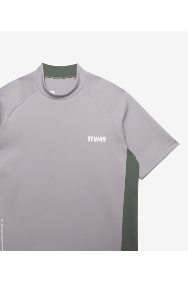 画像4: TFW49 ティーエフダブリューフォーティーナイン SIDE PANEL SHORT SLEEVE MOCKNECK{-BFS} (4)