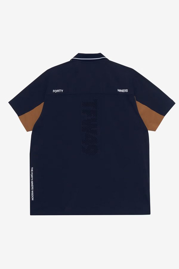 画像2: TFW49 ティーエフダブリューフォーティーナイン BACK YOKE SLEEVE POLO{-BFS} (2)