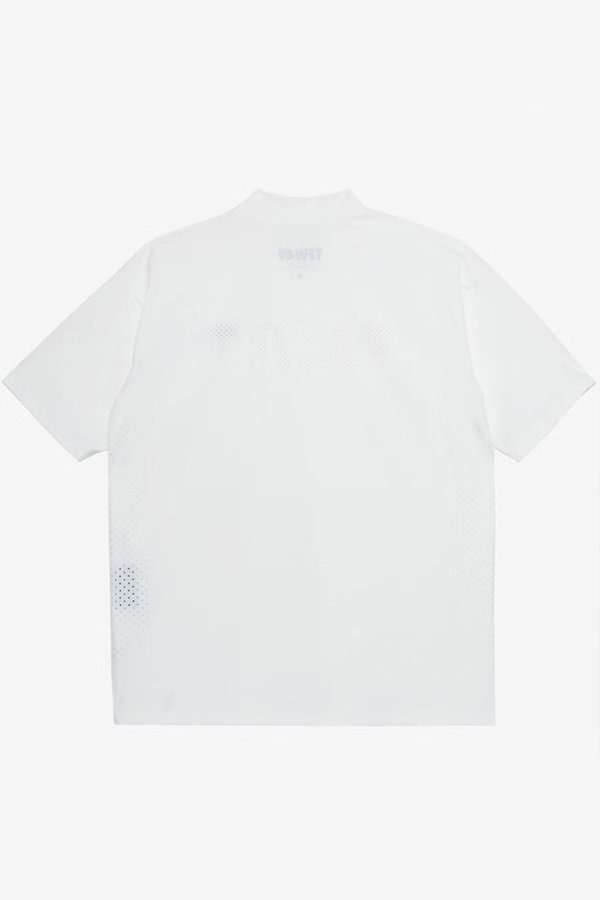 画像2: TFW49 ティーエフダブリューフォーティーナイン PUNCHED MESH HALF MOCKNECK T{-BFS} (2)