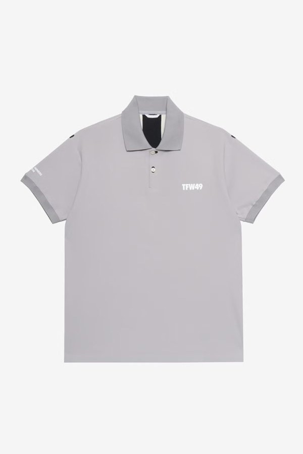 画像1: TFW49 ティーエフダブリューフォーティーナイン BACK MESH POLO{-BFS} (1)