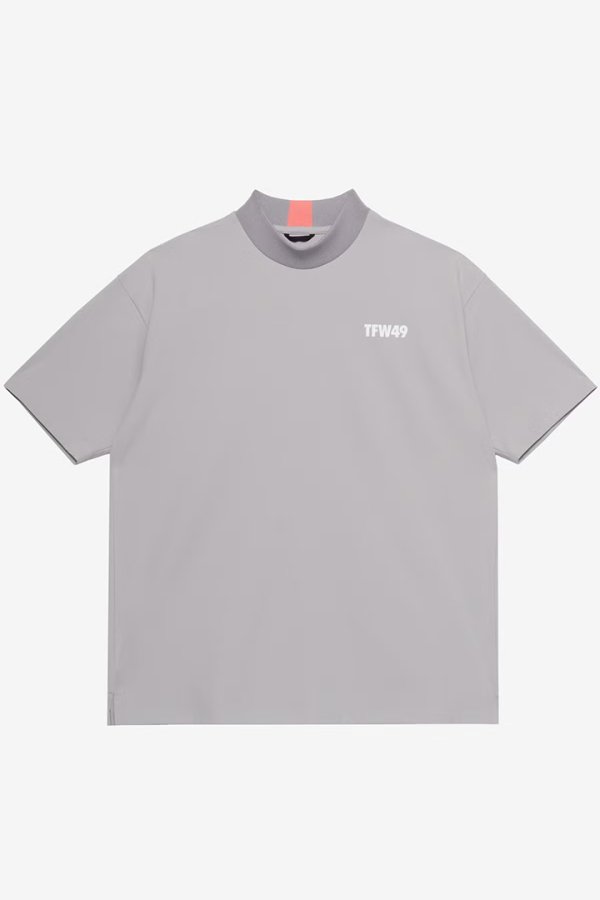 画像1: TFW49 ティーエフダブリューフォーティーナイン HALF MOCKNECK TEE{-BFS} (1)