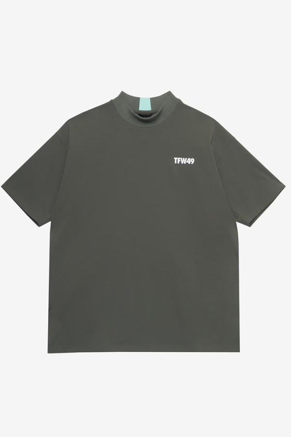 画像1: TFW49 ティーエフダブリューフォーティーナイン HALF MOCKNECK TEE{-BFS} (1)