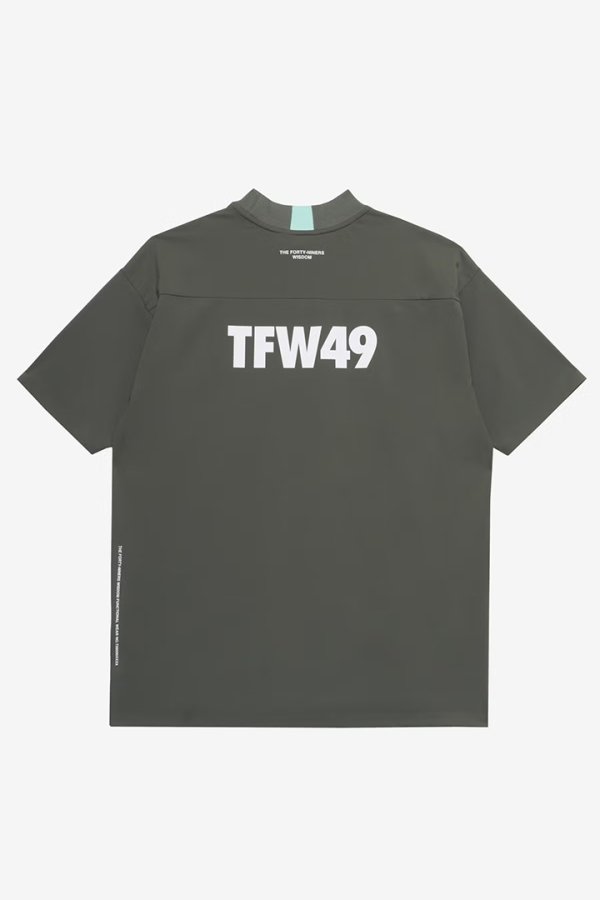 画像2: TFW49 ティーエフダブリューフォーティーナイン HALF MOCKNECK TEE{-BFS} (2)