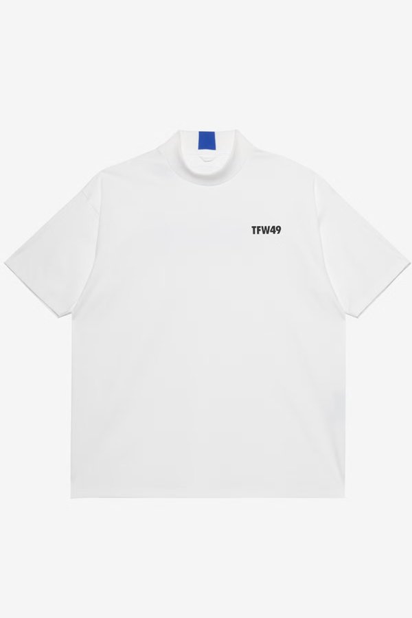 画像1: TFW49 ティーエフダブリューフォーティーナイン HALF MOCKNECK TEE{-BFS} (1)