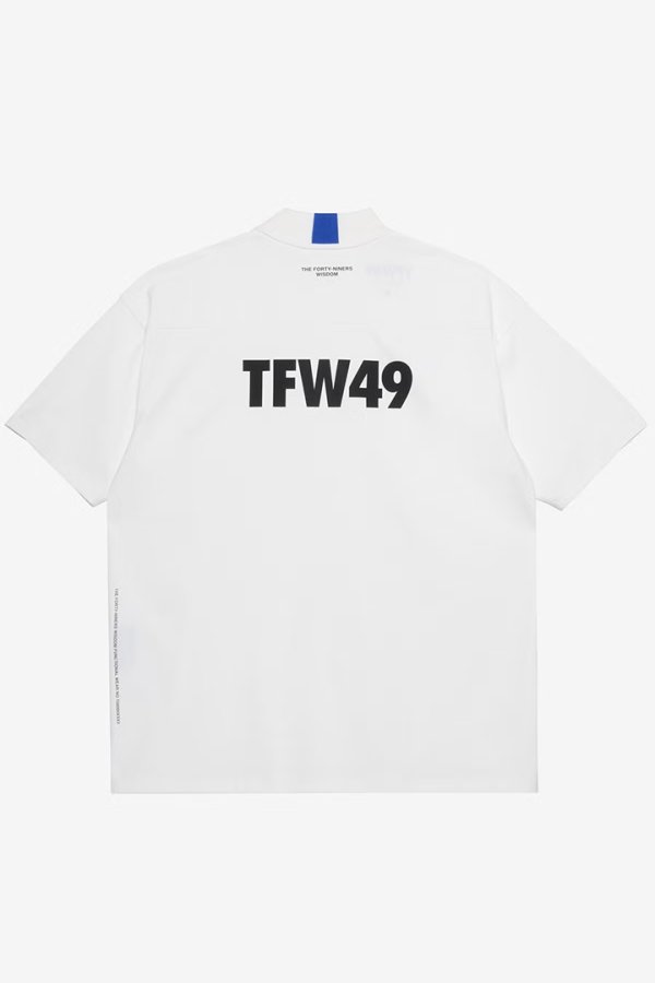 画像2: TFW49 ティーエフダブリューフォーティーナイン HALF MOCKNECK TEE{-BFS} (2)