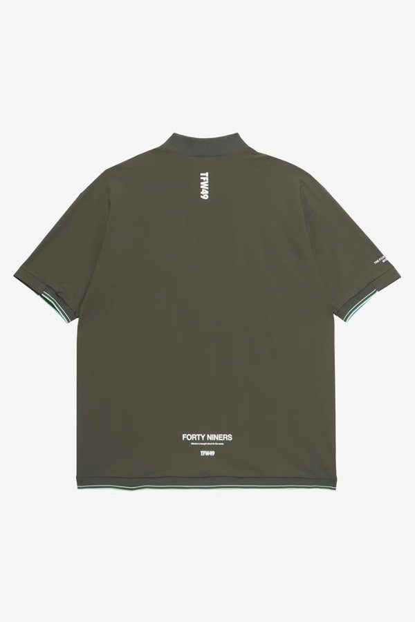 画像2: TFW49 ティーエフダブリューフォーティーナイン RELAX HALF MOCKNECK TEE{-BFS} (2)