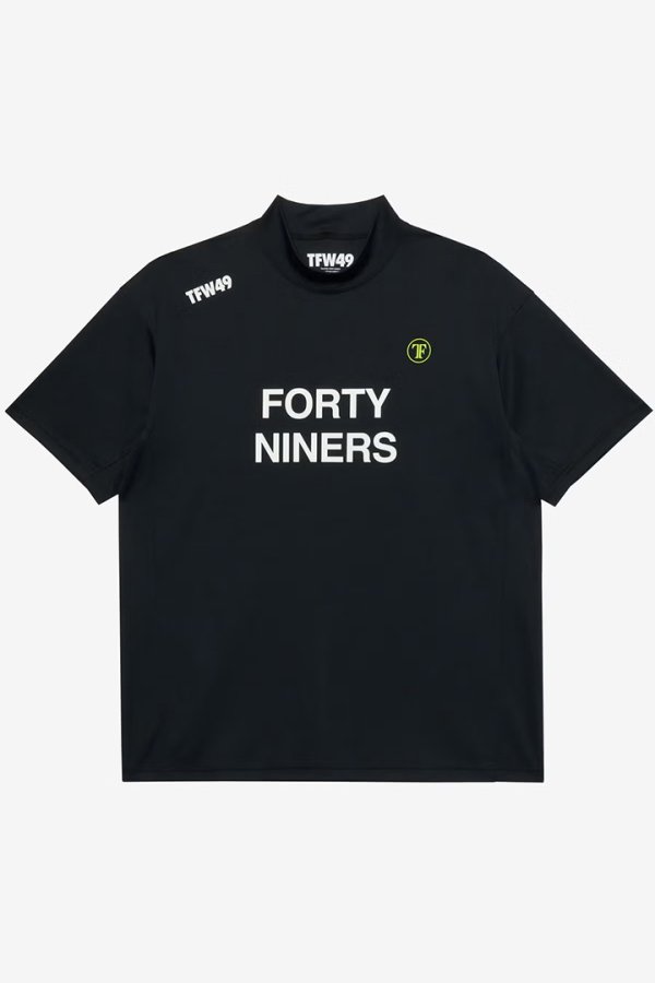 画像1: TFW49 ティーエフダブリューフォーティーナイン HALF MOCKNECK TEE{-BFA} (1)