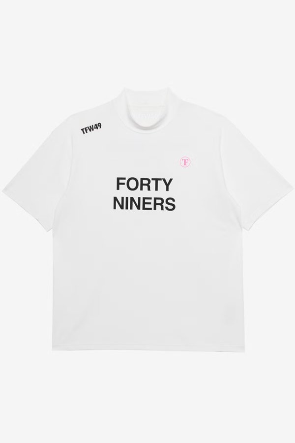 画像1: TFW49 ティーエフダブリューフォーティーナイン HALF MOCKNECK TEE{-BFA} (1)