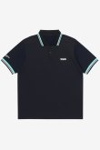 画像1: TFW49 ティーエフダブリューフォーティーナイン LUXURY LINE RIB POLO{-BFA} (1)