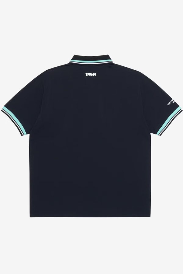 画像2: TFW49 ティーエフダブリューフォーティーナイン LUXURY LINE RIB POLO{-BFA} (2)