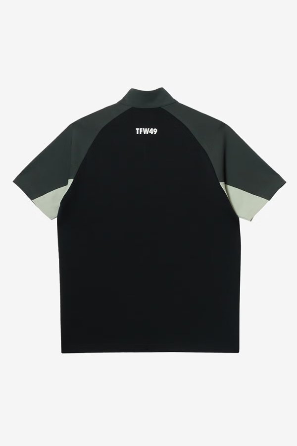 画像2: TFW49 ティーエフダブリューフォーティーナイン HALF ZIP S/S MOCK NECK TEE{-BFA} (2)