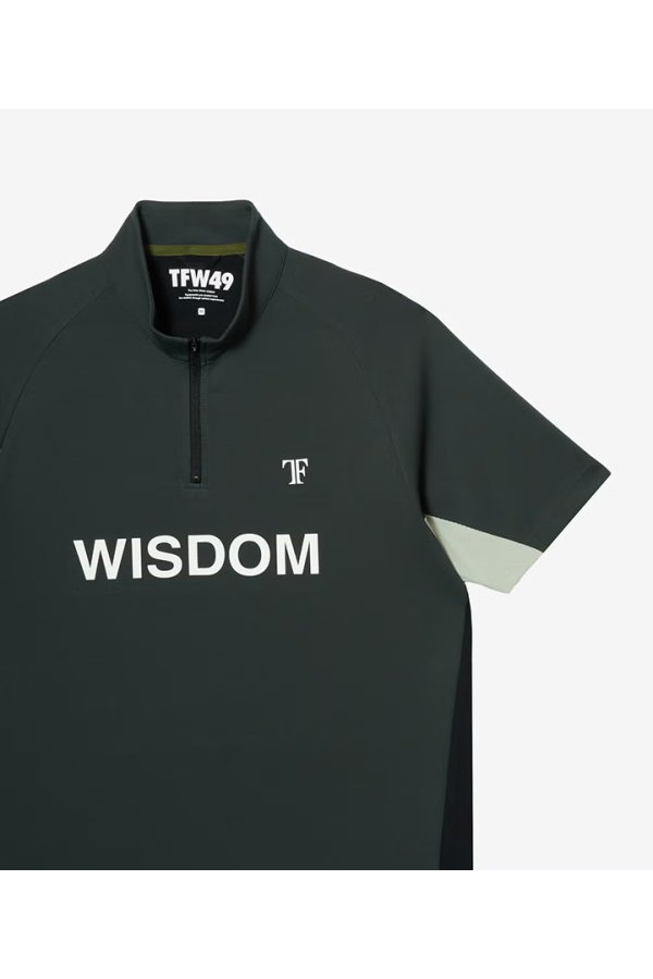 画像4: TFW49 ティーエフダブリューフォーティーナイン HALF ZIP S/S MOCK NECK TEE{-BFA} (4)