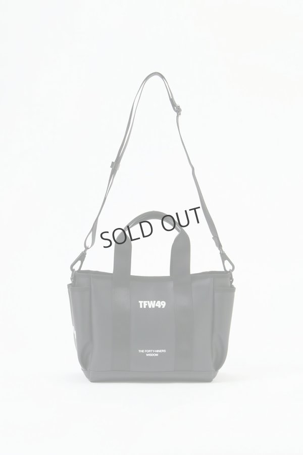 画像1: TFW49 ティーエフダブリューフォーティーナイン LEATHER ROUND BAG{-BEA} (1)