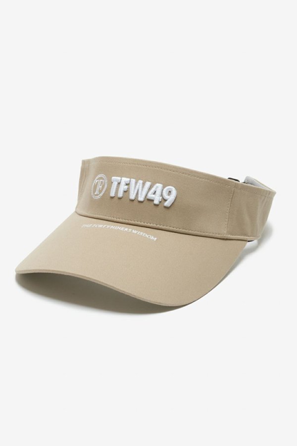 画像1: TFW49 ティーエフダブリューフォーティーナイン TWILL SUN VISOR{-TEI} (1)
