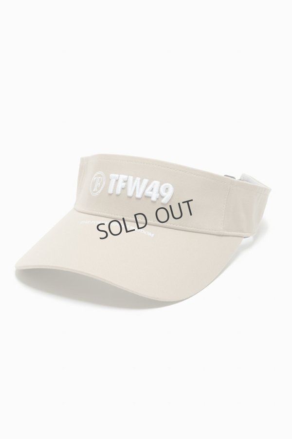 画像1: {SOLD}TFW49 ティーエフダブリューフォーティーナイン TWILL SUN VISOR{-BEA} (1)