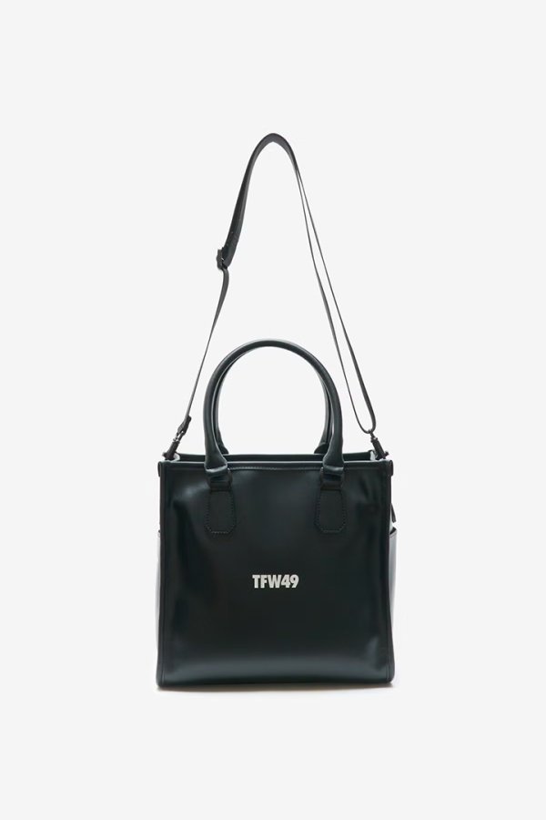 画像1: TFW49 ティーエフダブリューフォーティーナイン SYNTHETIC LEATHER ROUND BAG{-BFS} (1)