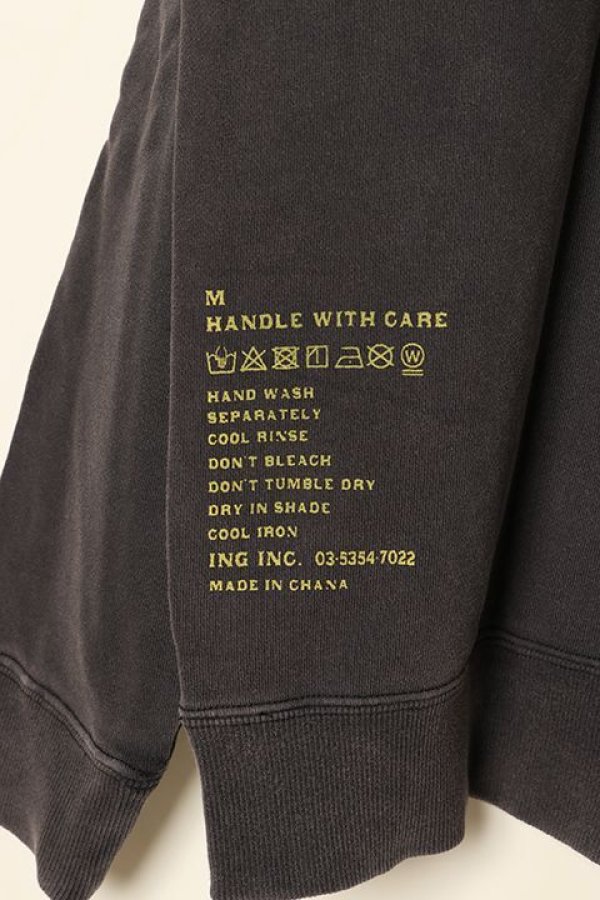 画像6: TAIN DOUBLE PUSH タインダブルプッシュ PEEK A BOO P/O HOODIE(リバーシブル仕様){-BBA} (6)