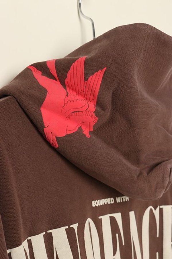 画像4: TAIN DOUBLE PUSH タインダブルプッシュ PEEK A BOO P/O HOODIE(リバーシブル仕様){-BBA} (4)