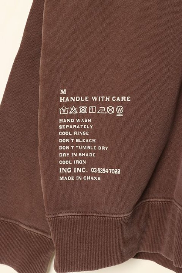 画像5: TAIN DOUBLE PUSH タインダブルプッシュ PEEK A BOO P/O HOODIE(リバーシブル仕様){-BBA} (5)