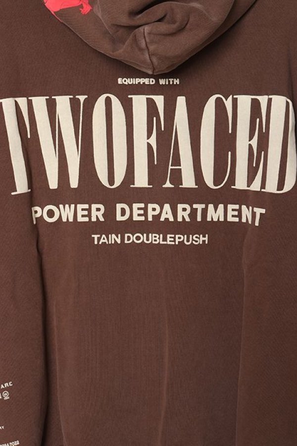 画像6: TAIN DOUBLE PUSH タインダブルプッシュ PEEK A BOO P/O HOODIE(リバーシブル仕様){-BBA} (6)