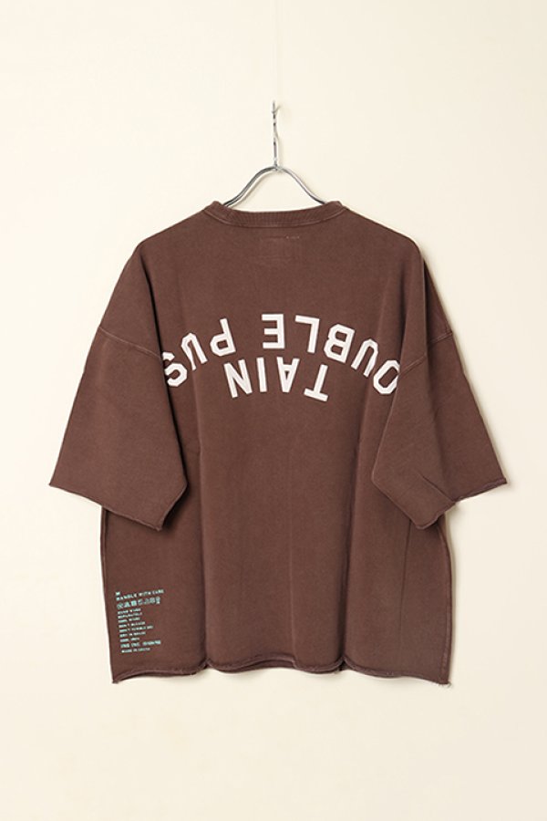 画像2: TAIN DOUBLE PUSH タインダブルプッシュ HELL YEAR SHORT SLEEVE SWEAT(リバーシブル仕様){-BBA} (2)