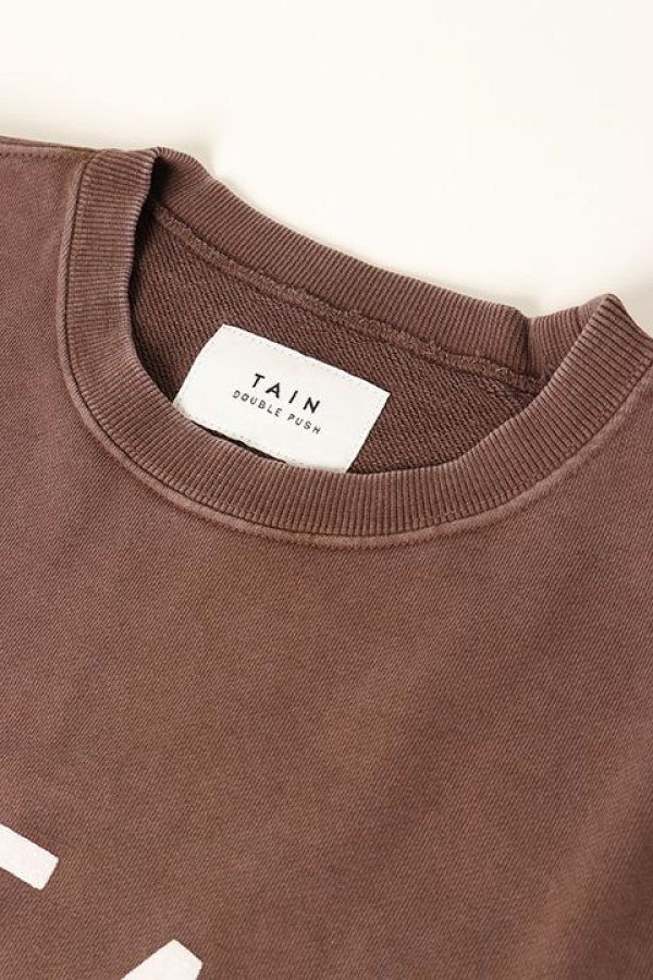 画像3: TAIN DOUBLE PUSH タインダブルプッシュ HELL YEAR SHORT SLEEVE SWEAT(リバーシブル仕様){-BBA} (3)