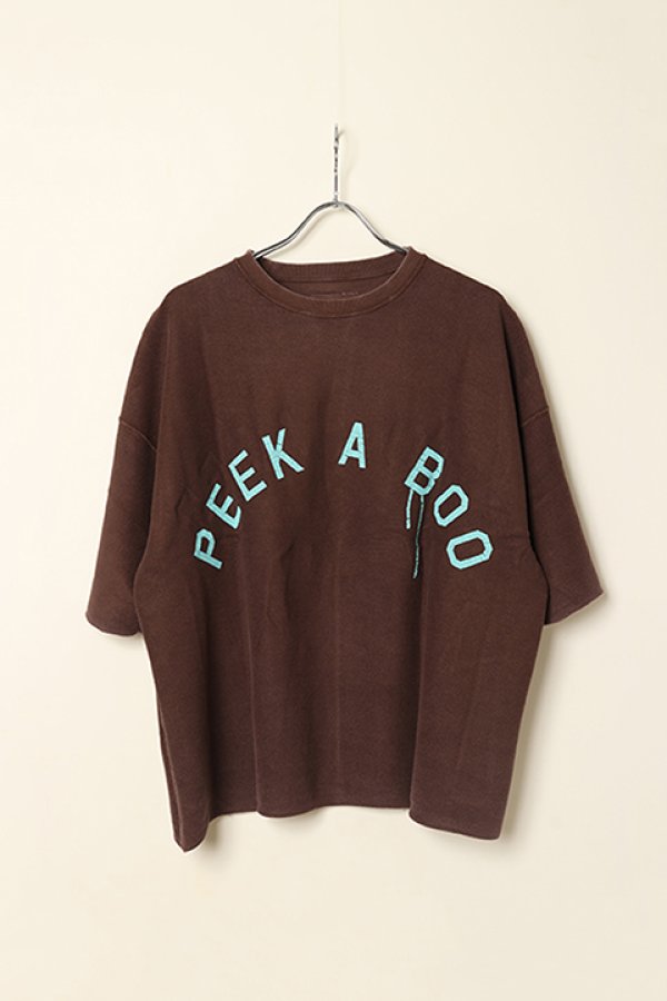 画像8: TAIN DOUBLE PUSH タインダブルプッシュ HELL YEAR SHORT SLEEVE SWEAT(リバーシブル仕様){-BBA} (8)