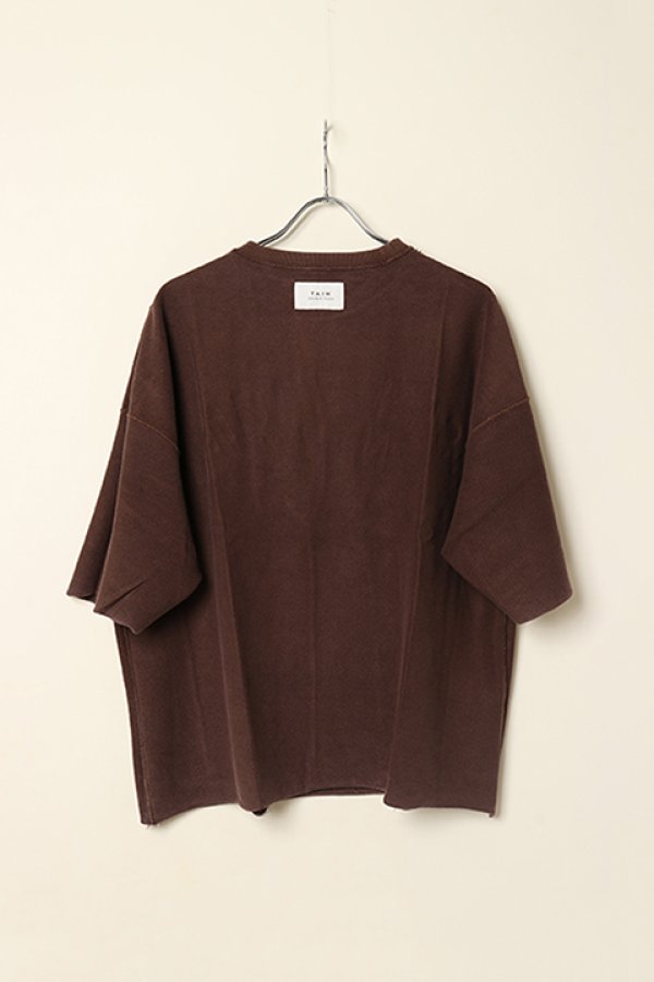 画像9: TAIN DOUBLE PUSH タインダブルプッシュ HELL YEAR SHORT SLEEVE SWEAT(リバーシブル仕様){-BBA} (9)