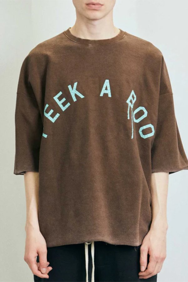 画像12: TAIN DOUBLE PUSH タインダブルプッシュ HELL YEAR SHORT SLEEVE SWEAT(リバーシブル仕様){-BBA} (12)